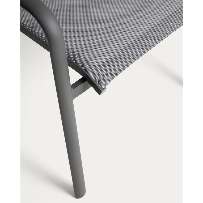 Stapelbarer Outdoor-Stuhl Luri aus Aluminium und Texteline von Kave Home – Bild 13
