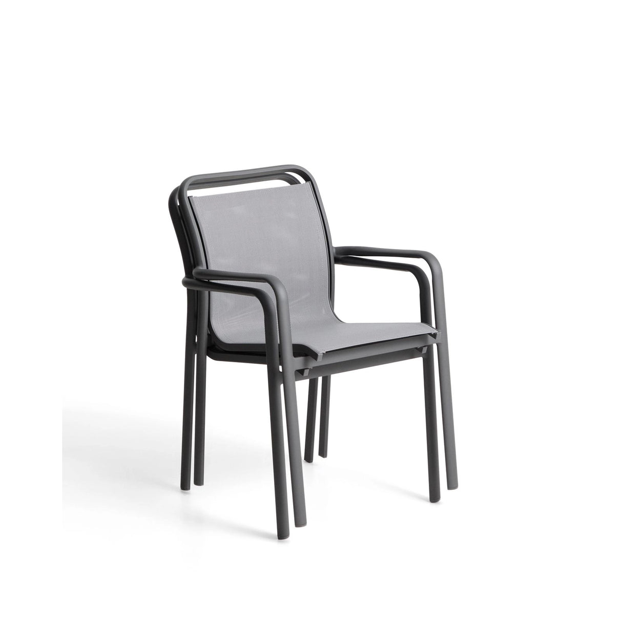 Stapelbarer Outdoor-Stuhl Luri aus Aluminium und Texteline von Kave Home – Bild 7