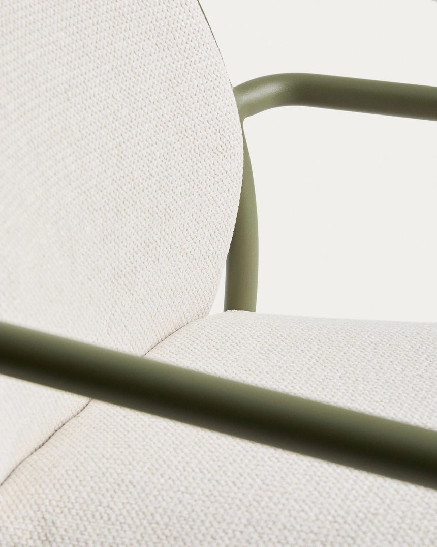 Stapelbarer Stuhl Linosa aus Aluminium mit Kissen von Kave Home – Bild 7