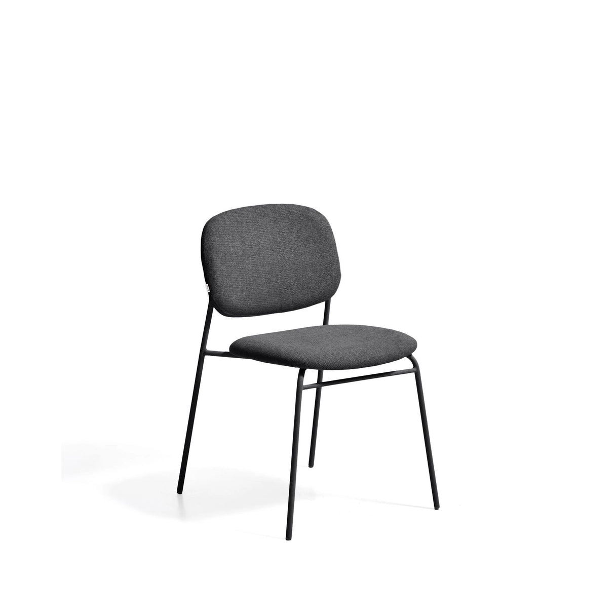 Stapelbarer Stuhl Meli mit Chenille und Metallbeinen FSC Mix Credit von Kave Home – Bild 1