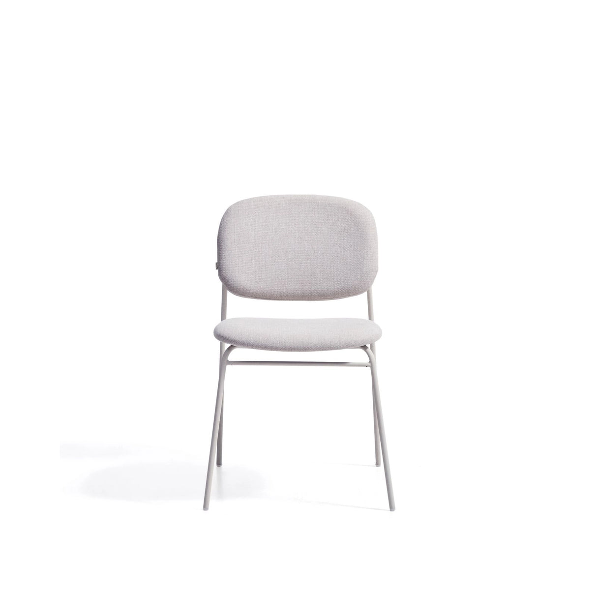 Stapelbarer Stuhl Meli mit beiger Chenille und beigen Metallbeinen FSC Mix Credit von Kave Home – Bild 6