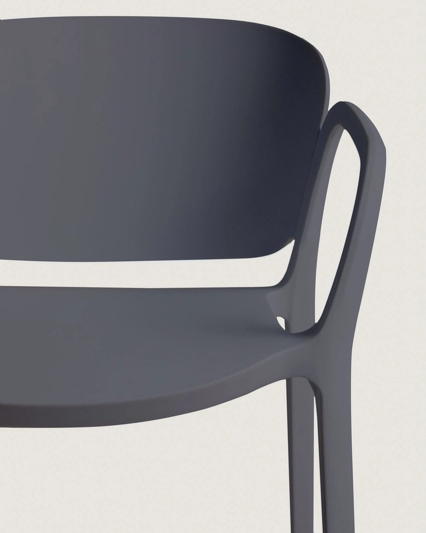 Stapelstuhl Ania, zu 100 % für die Outdoor-Verwendung geeignet von Kave Home – Bild 5