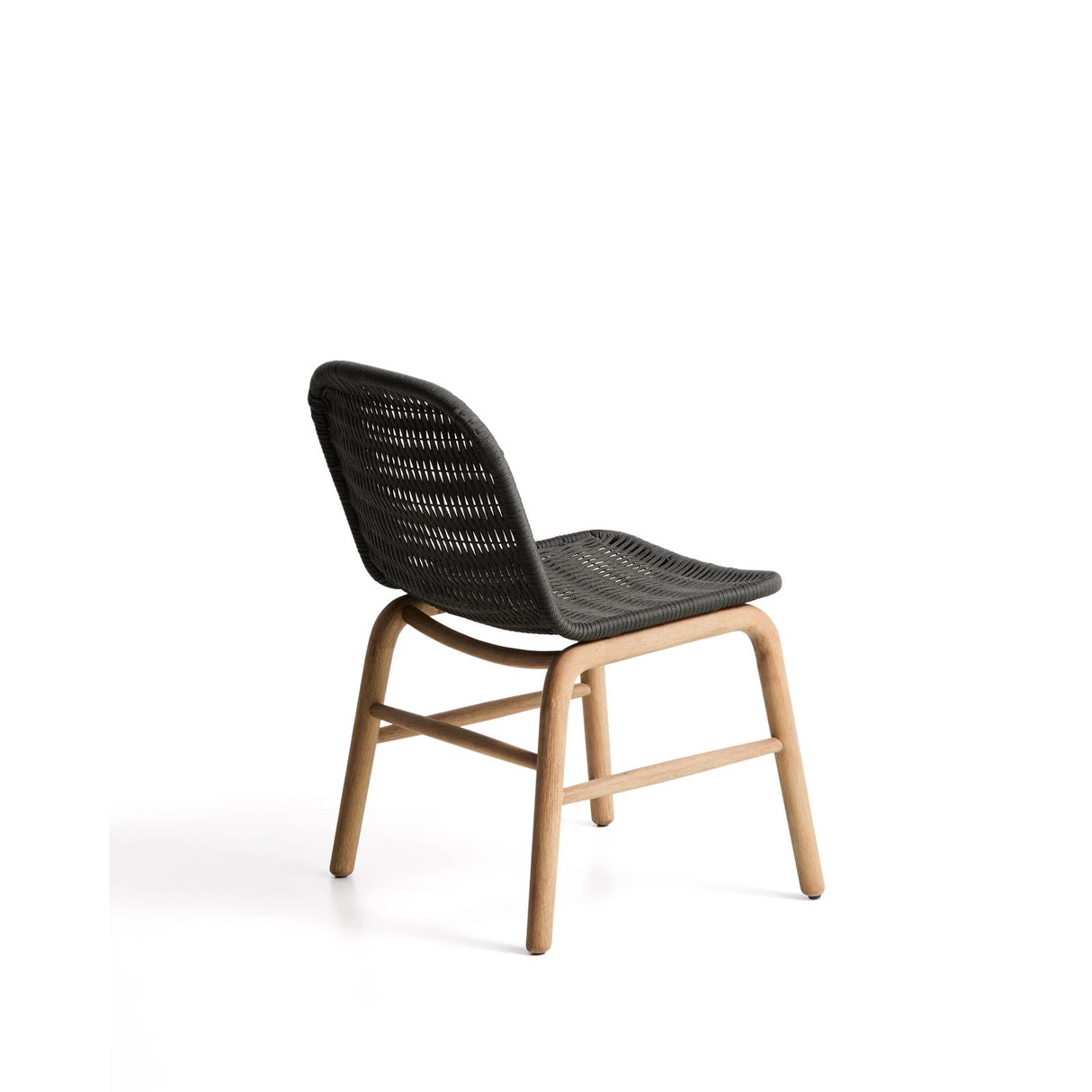 Stuhl Alipa aus massivem Akazienholz und dunkelgrauem Seil, FSC 100 % von Kave Home – Bild 7