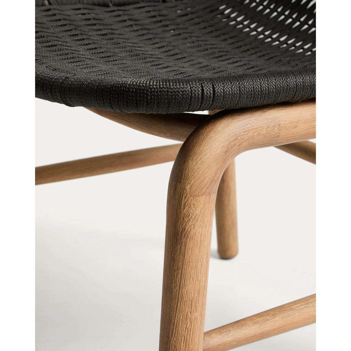 Stuhl Alipa aus massivem Akazienholz und dunkelgrauem Seil, FSC 100 % von Kave Home – Bild 9