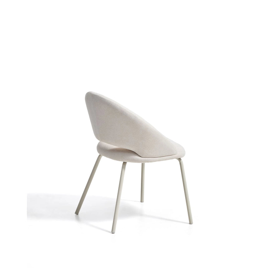 Stuhl Bonali mit beiger Chenille und beigen Metallbeinen, FSC Mix Credit von Kave Home – Bild 6