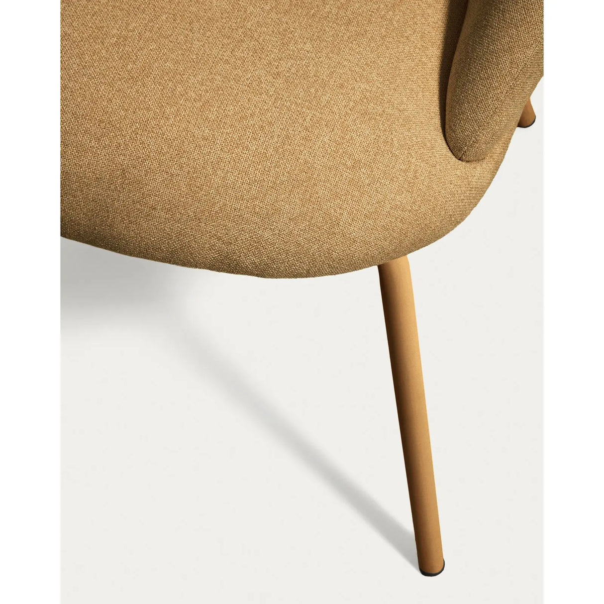 Stuhl Bonali mit senfgelber Chenille und Beinen aus senfgelbem Metall, FSC Mix Credit von Kave Home – Bild 11