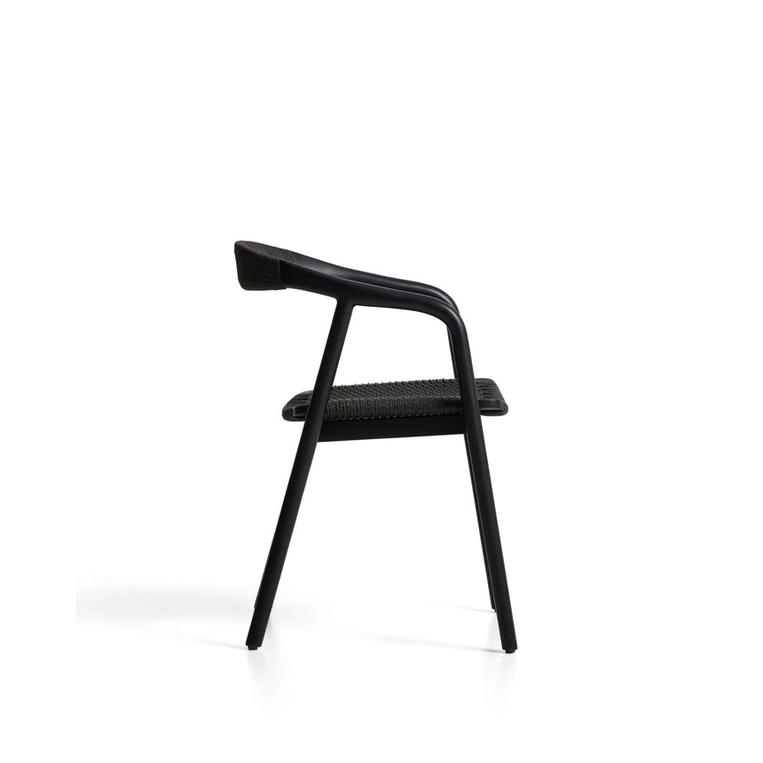 Stuhl Derile aus massivem Eichenholz mit Finish und Papierseil FSC 100% von Kave Home – Bild 6
