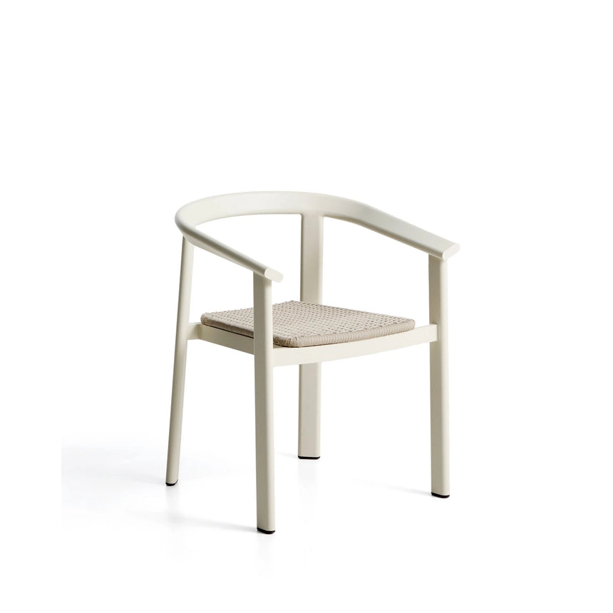 Stuhl Erice aus Aluminium und ecrufarbenem Seil von Kave Home – Bild 1