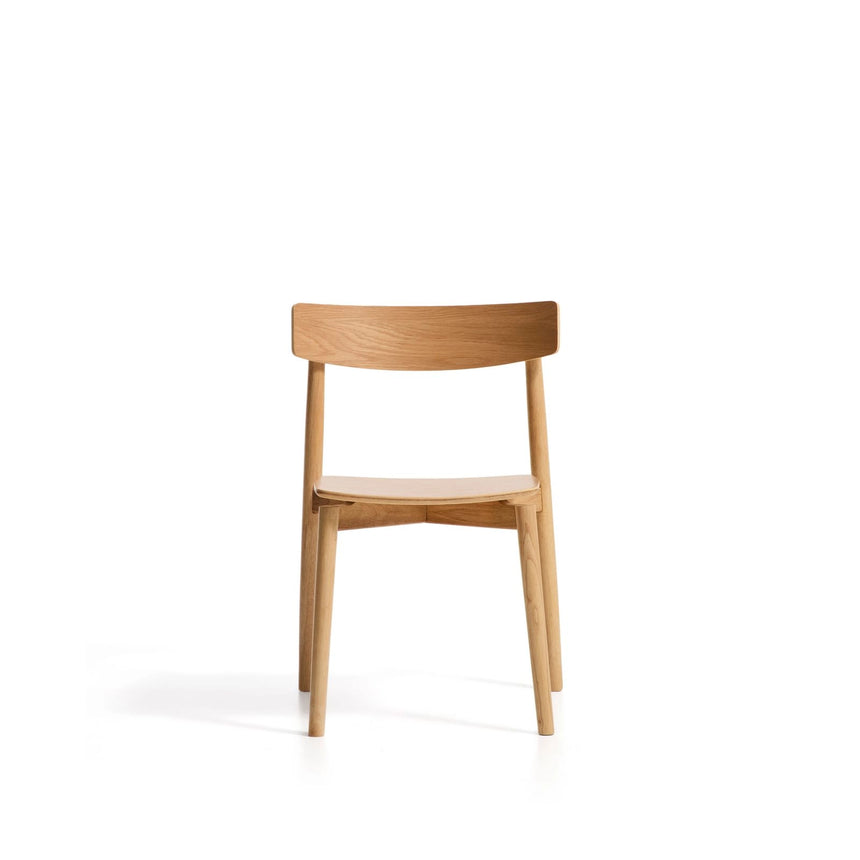 Stuhl Evera aus Eichenfurnier mit naturfarbenem Finish von Kave Home – Bild 5