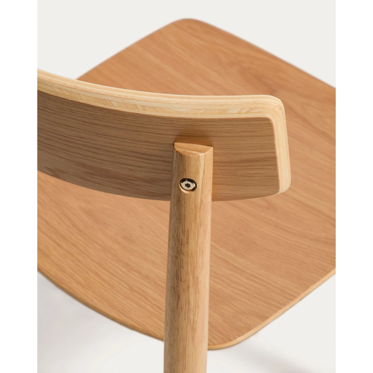 Stuhl Evera aus Eichenfurnier mit naturfarbenem Finish von Kave Home – Bild 9