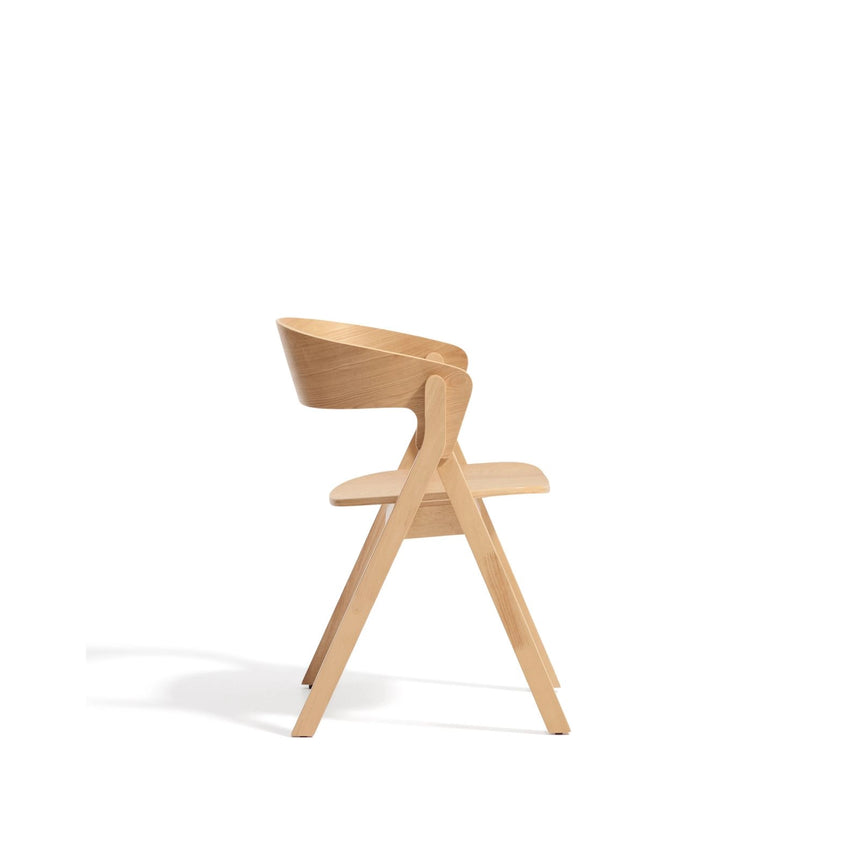 Stuhl Godia aus Eichenfurnier mit naturfarbenem Finish von Kave Home – Bild 3
