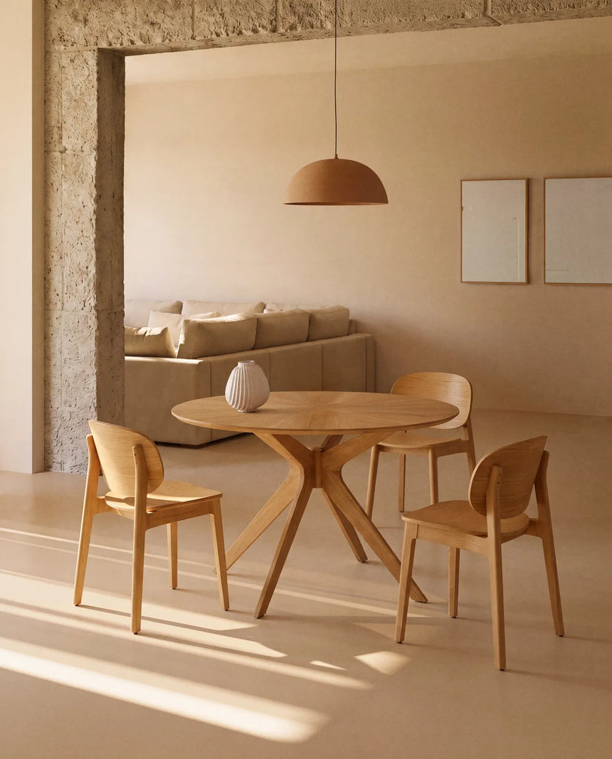 Stuhl Ludara aus Eichenfurnier von Kave Home – Bild 2