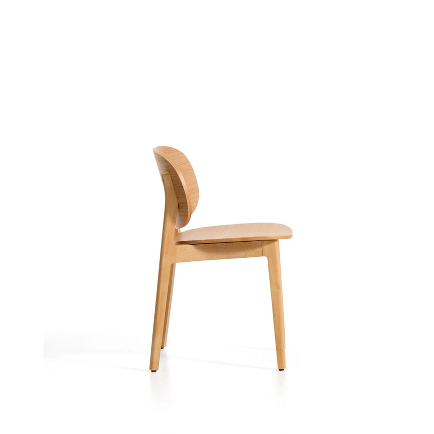 Stuhl Ludara aus Eichenfurnier von Kave Home – Bild 4