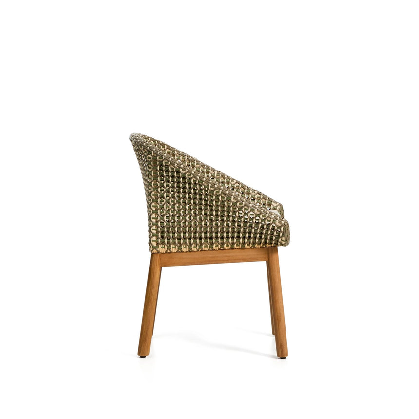 Stuhl Olbia aus synthetischem Rattan und massivem Teakholz FSC 100 % von Kave Home – Bild 6