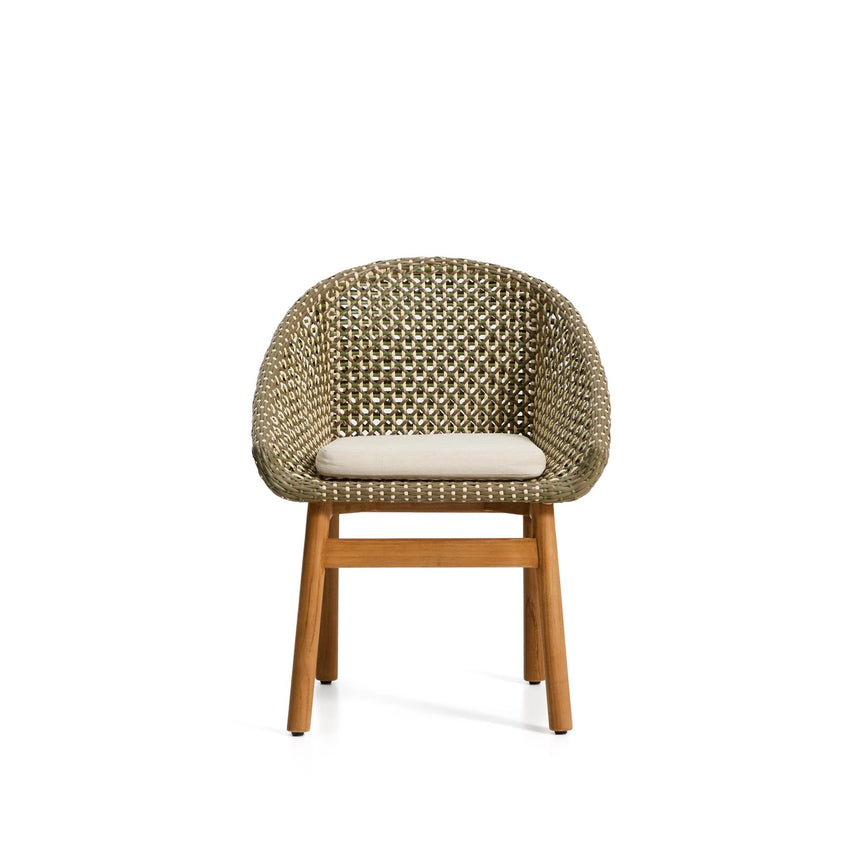 Stuhl Olbia aus synthetischem Rattan und massivem Teakholz FSC 100 % von Kave Home – Bild 8