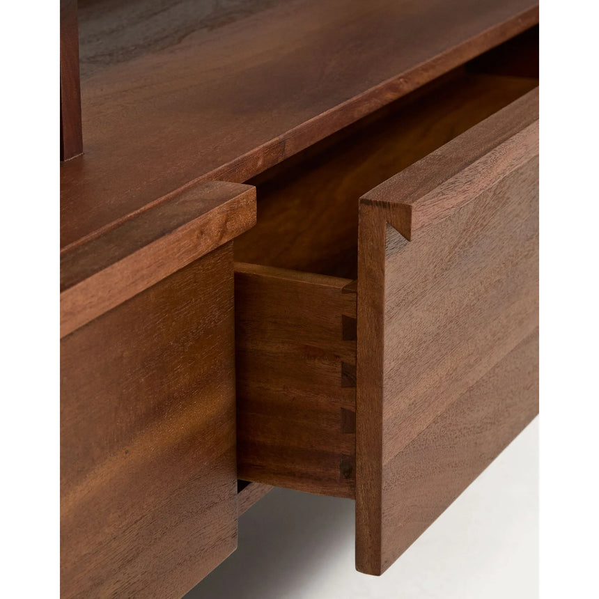 TV-Möbel Norani aus massivem Akazienholz und Akazienfurnier 200 x 50 cm von Kave Home – Bild 5
