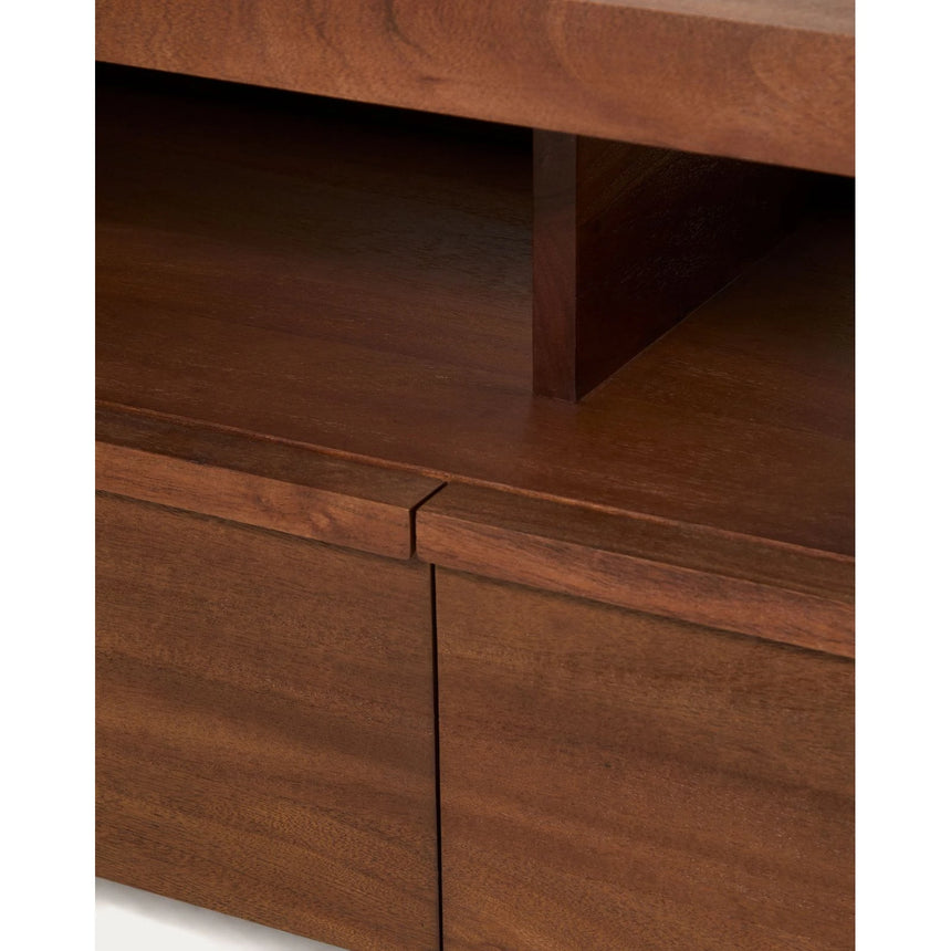 TV-Möbel Norani aus massivem Akazienholz und Akazienfurnier 200 x 50 cm von Kave Home – Bild 8