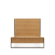 Taiana Bett aus Eichenfurnier und Stahlbeinen mit schwarzem Finish 90 x 190 cm von Kave Home – Produktbild 7