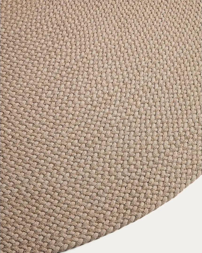 Teppich Despas aus Synthetikfaser écru Ø 150 cm von Kave Home – Bild 3