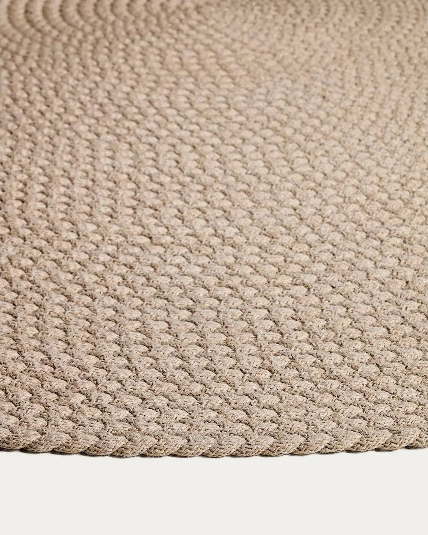 Teppich Despas aus Synthetikfaser écru Ø 200 cm von Kave Home – Bild 4