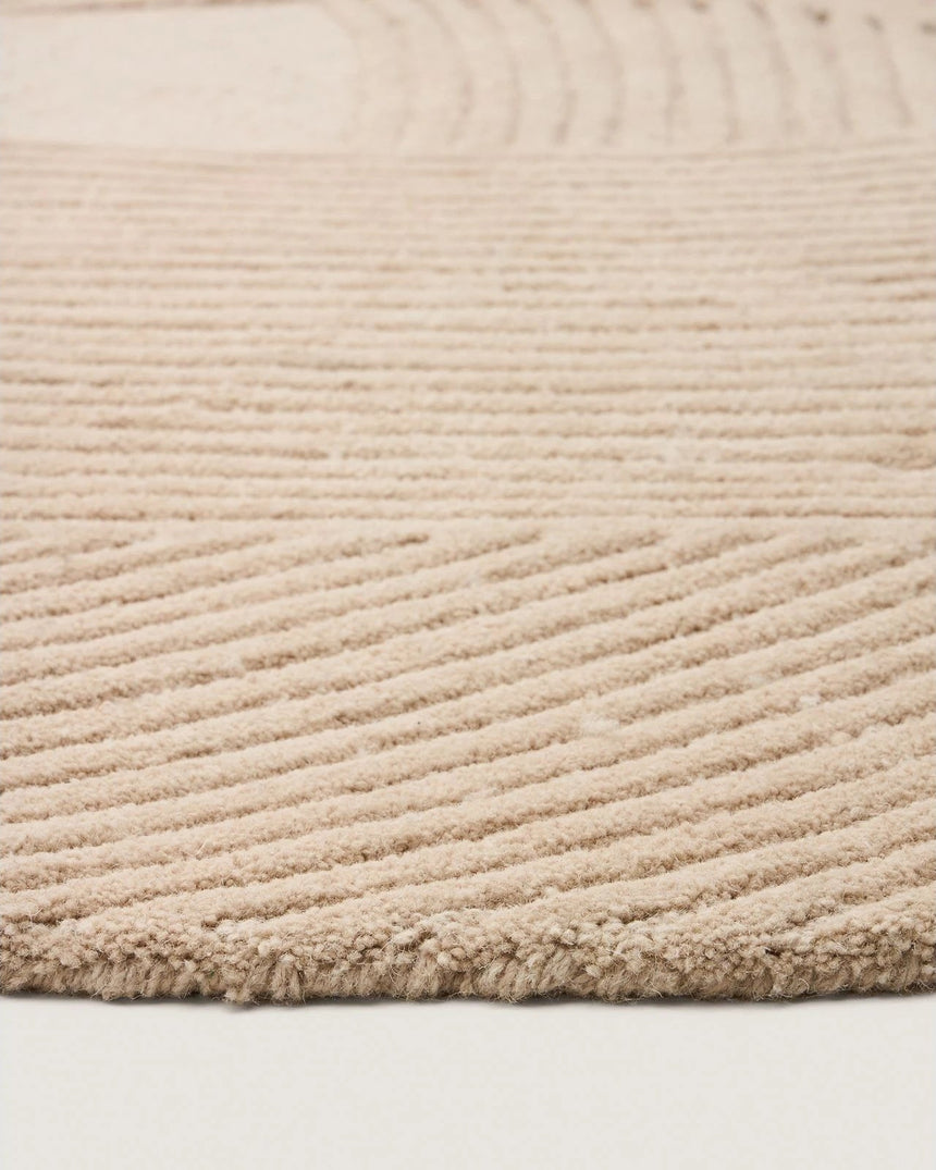 Teppich Domm aus Wolle beige 160 x 230 cm von Kave Home – Bild 5