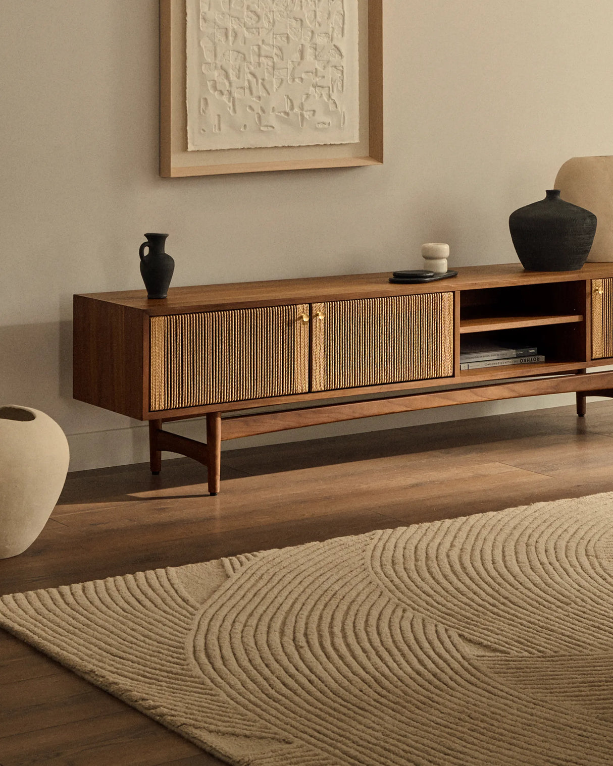 Teppich Domm aus Wolle weiß 200 x 300 cm von Kave Home – Produktbild 3