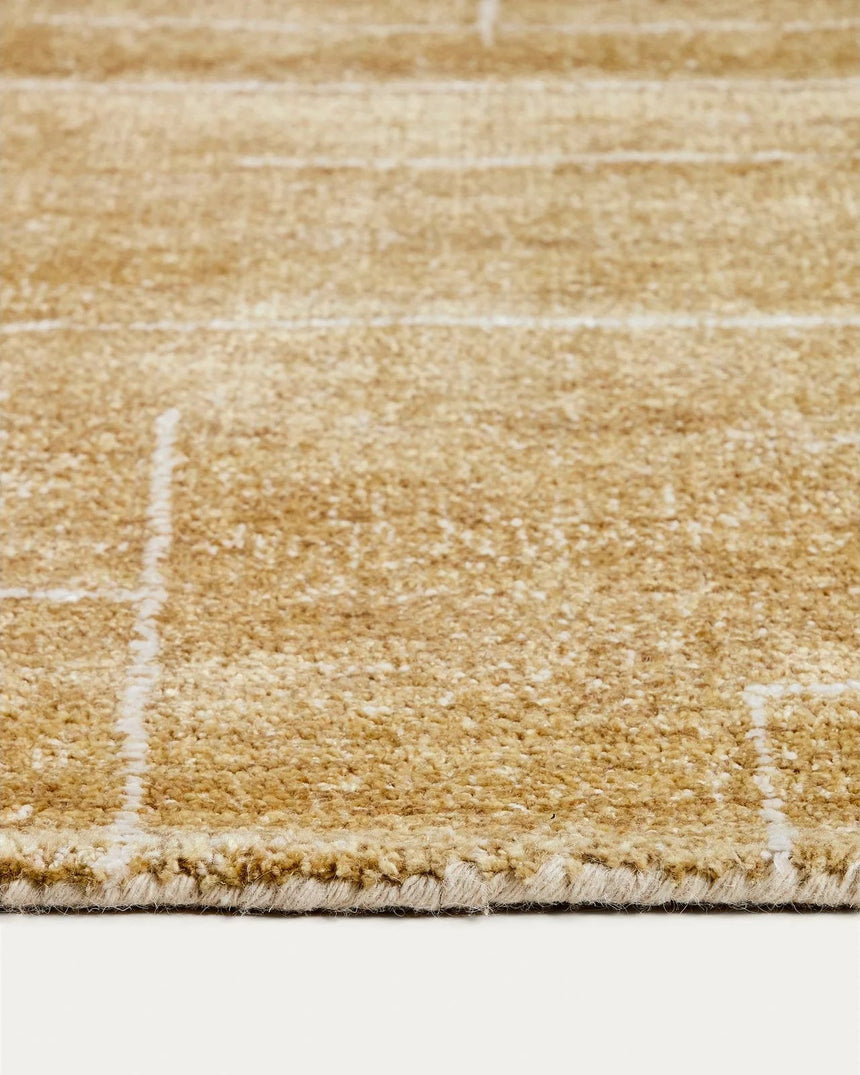 Teppich Eloda aus Wolle und Viskose in Senf 200 x 300 cm von Kave Home – Bild 7