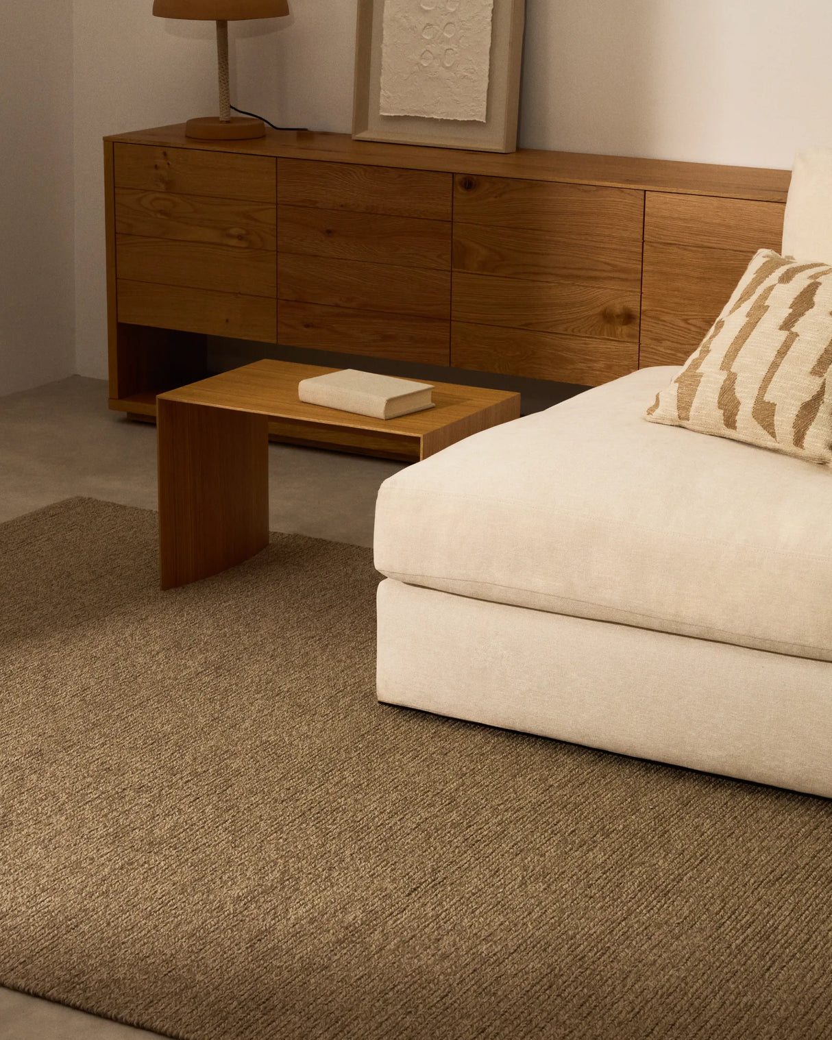 Teppich Galinda aus Kunstfasern taupe 160 x 230 cm von Kave Home – Produktbild 5