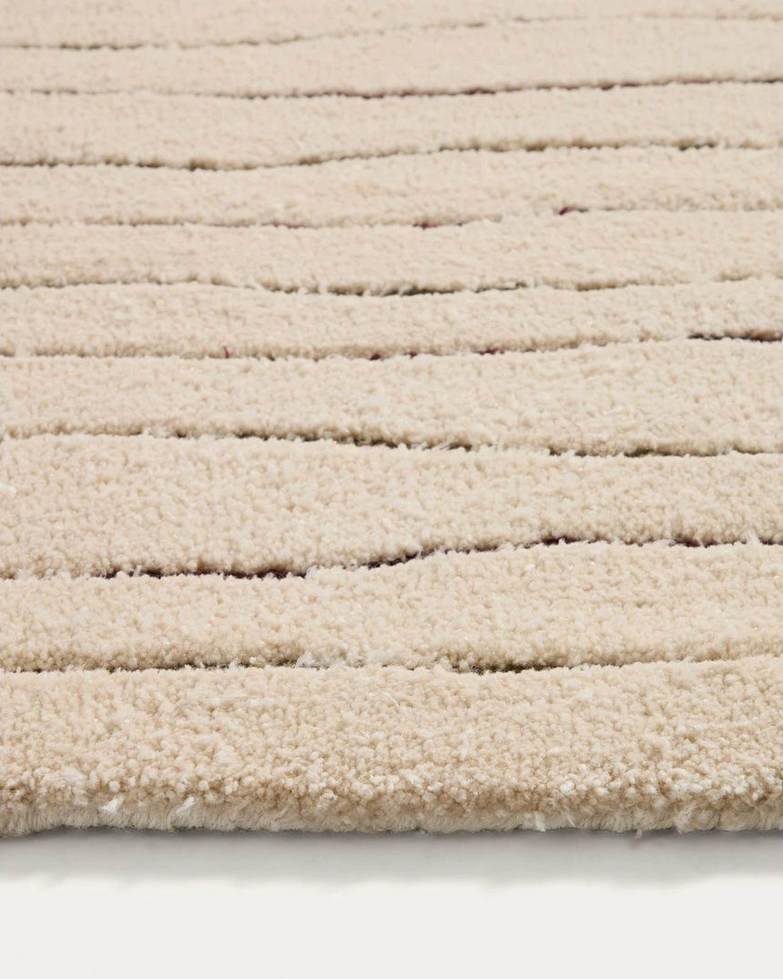 Teppich Loram mit Fell-Optik, beige, 160 x 230 cm von Kave Home – Bild 5