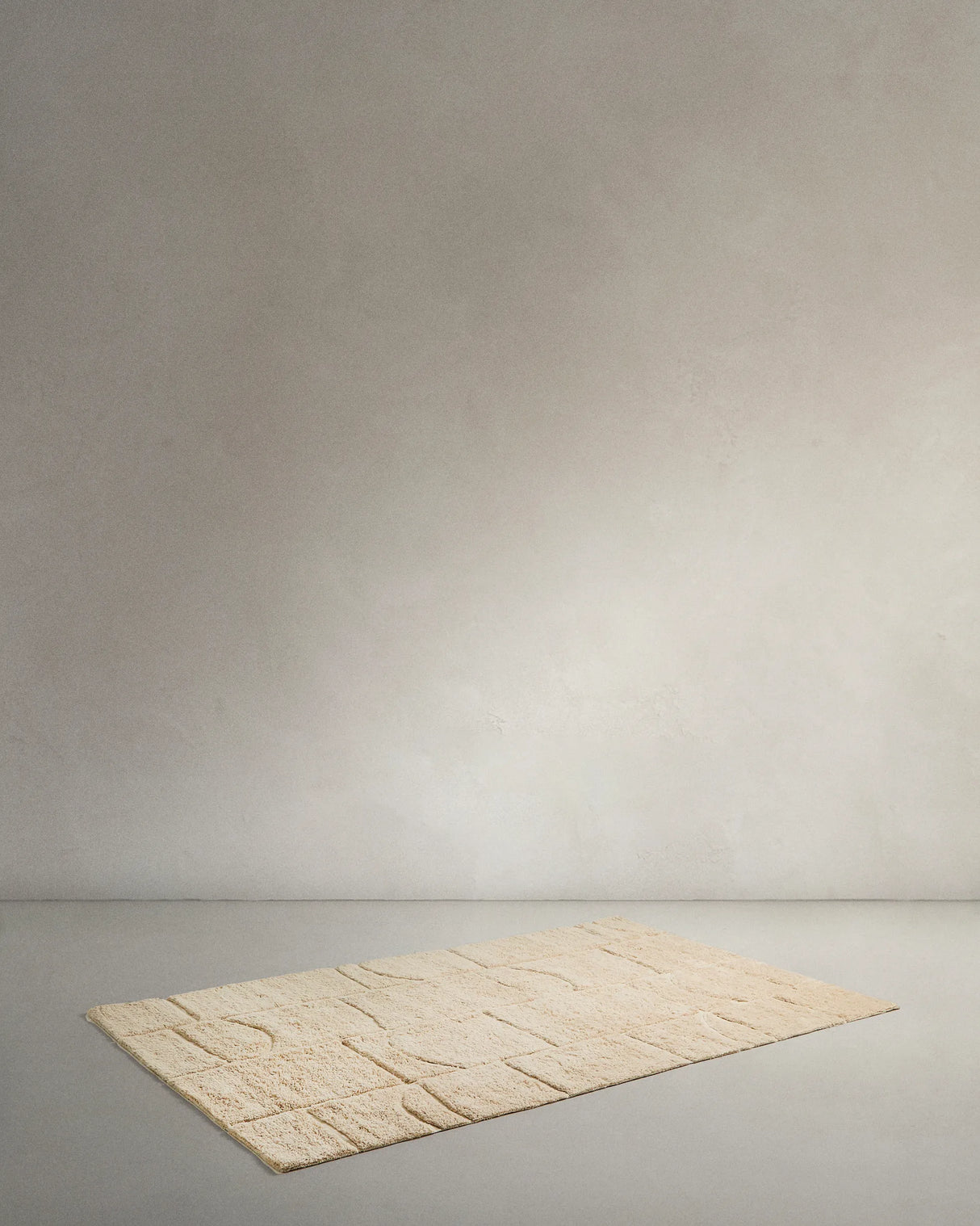 Teppich Nak Jacquard aus Wolle ecru 200 x 300 cm von Kave Home – Produktbild 2