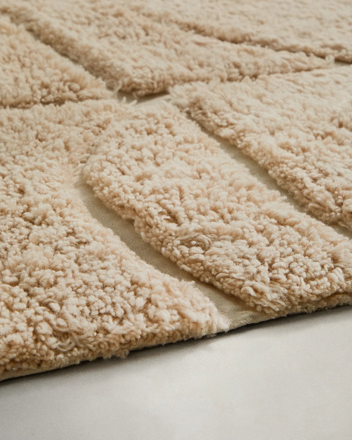 Teppich Nak Jacquard aus Wolle ecru 200 x 300 cm von Kave Home – Produktbild 3