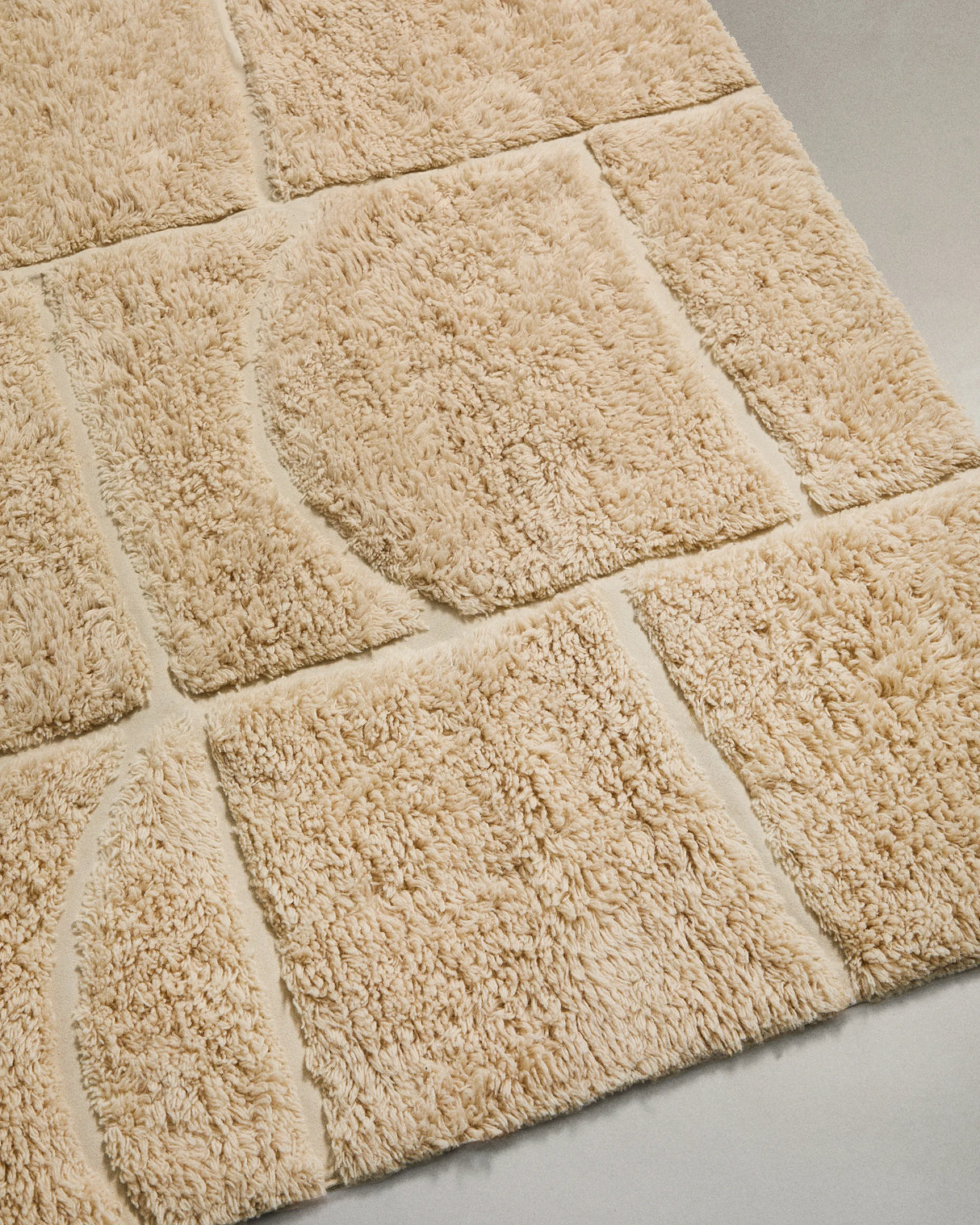 Teppich Nak Jacquard aus Wolle ecru 200 x 300 cm von Kave Home – Produktbild 6