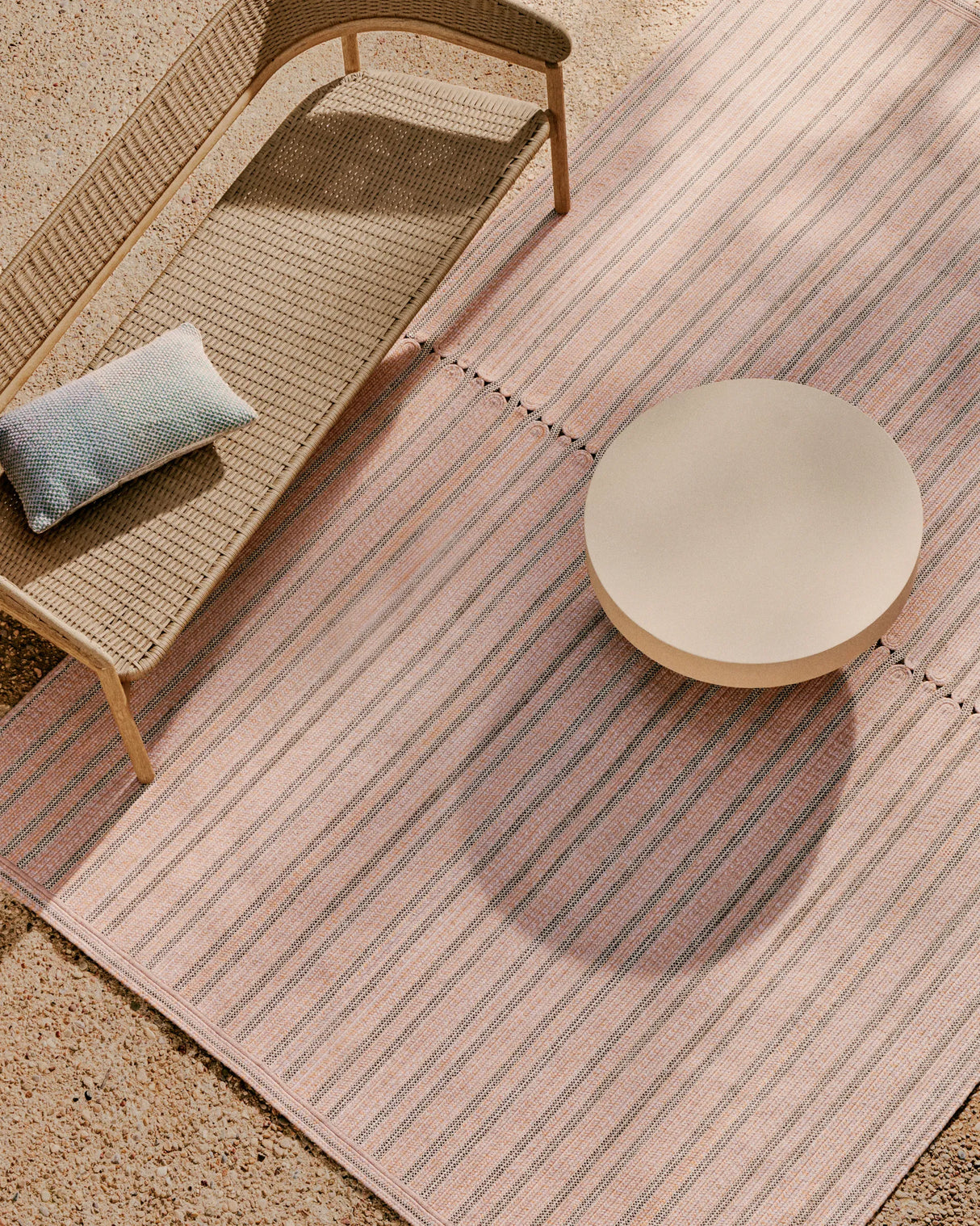 Teppich Olivan 100 % PET hellorange 200 x 300 cm von Kave Home – Produktbild 5