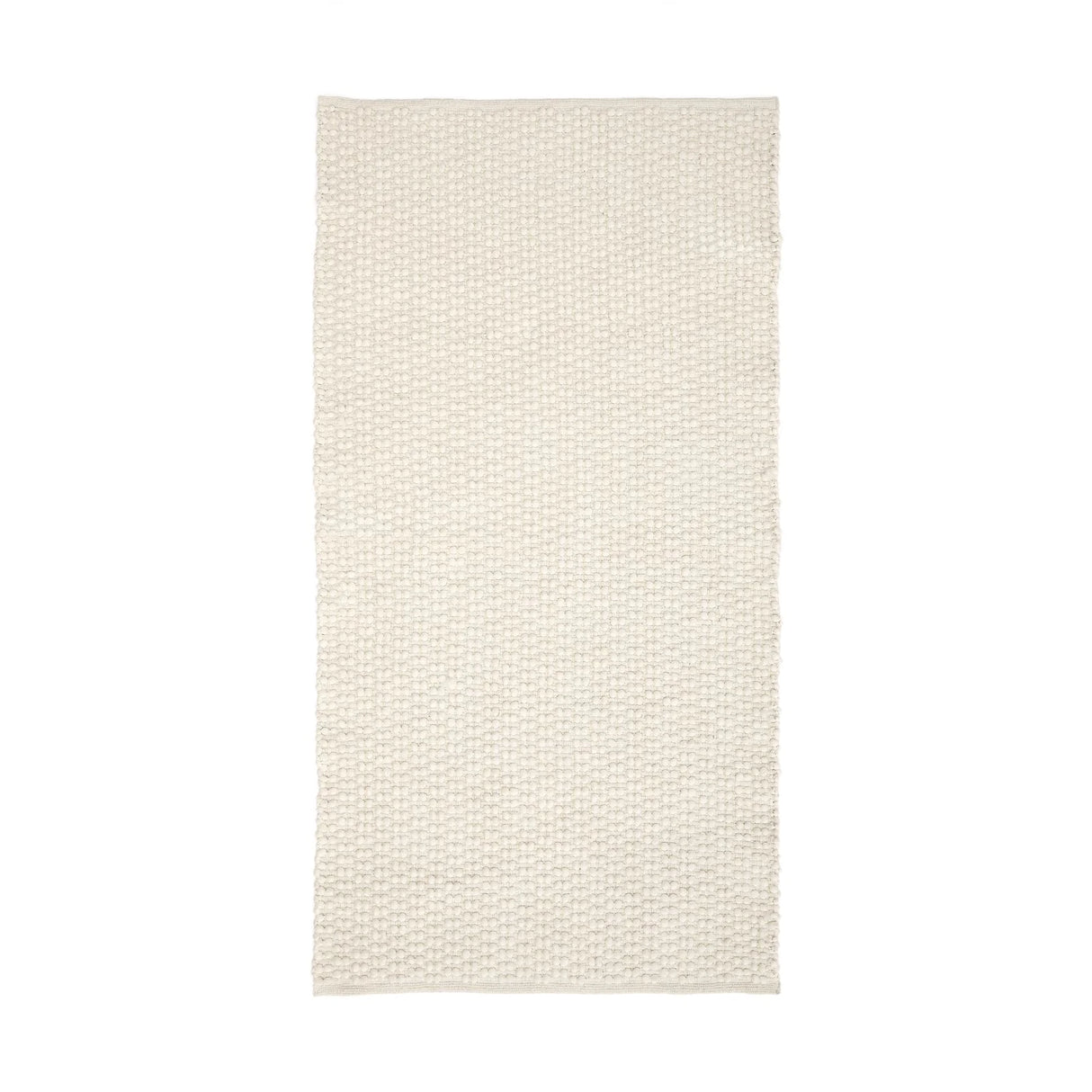 Teppichläufer Mascarell Baumwolle und Polyester weiß 70 x 140 cm von Kave Home – Bild 1