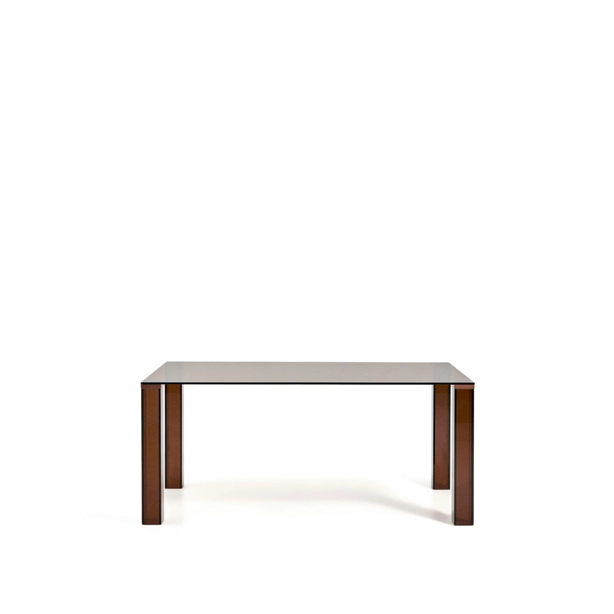 Tisch Adularia aus braunem Einscheiben-Sicherheitsglas, 160 x 90 cm von Kave Home – Bild 5