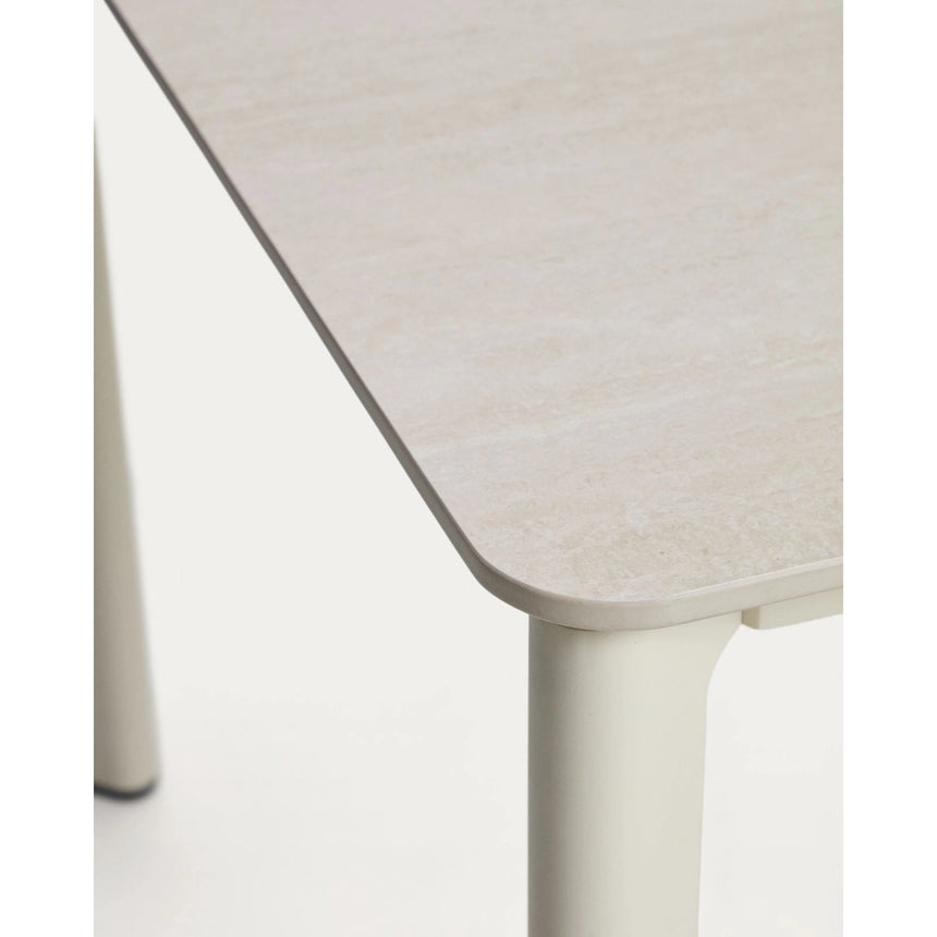 Tisch Anafi aus gesintertem Stein und Aluminium, 180 x 90 cm von Kave Home – Bild 5