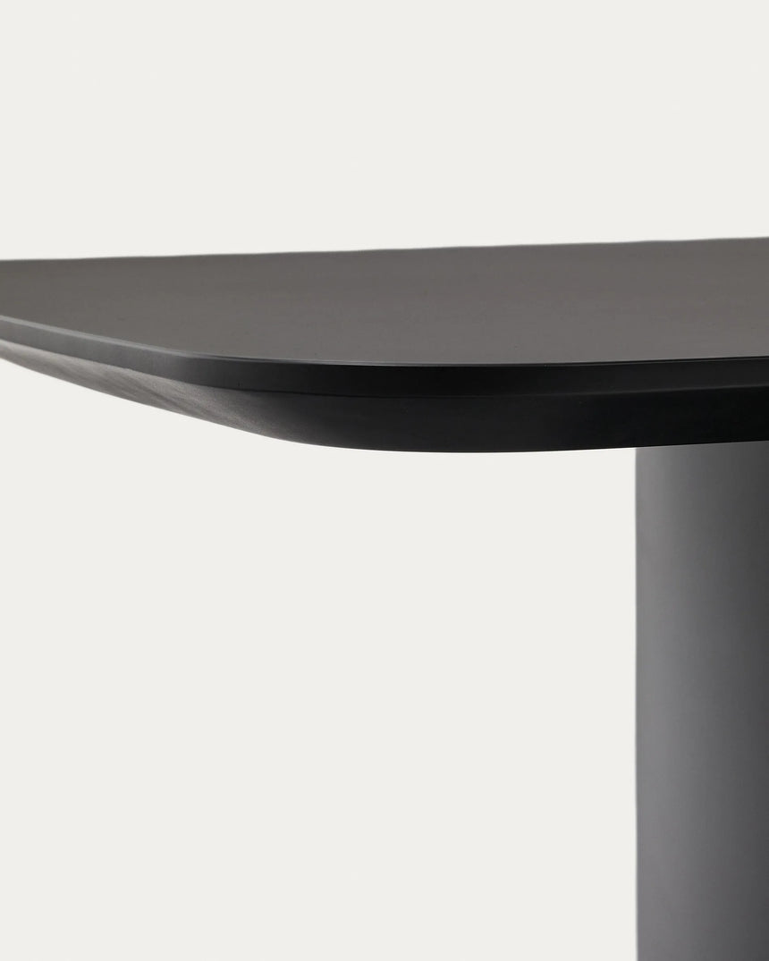 Tisch Litto aus schwarz lackiertem MDF 200 x 100 cm von Kave Home – Produktbild 2