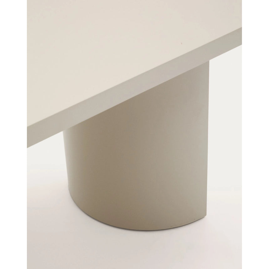 Tisch Nealy aus lackiertem MDF mit eierschalfarbenem Finish 240 x 100 cm von Kave Home – Bild 11