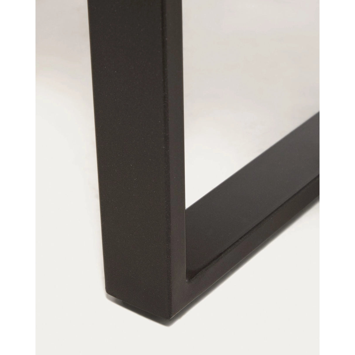 Tisch Uxue aus massivem Akazienholz mit Beinen aus schwarzem Stahl 220 x 100 cm von Kave Home – Bild 7
