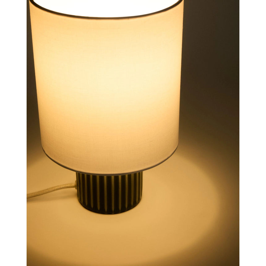 Tischlampe Eshe aus Keramik mit Finish in Grün und Weiß von Kave Home – Bild 3