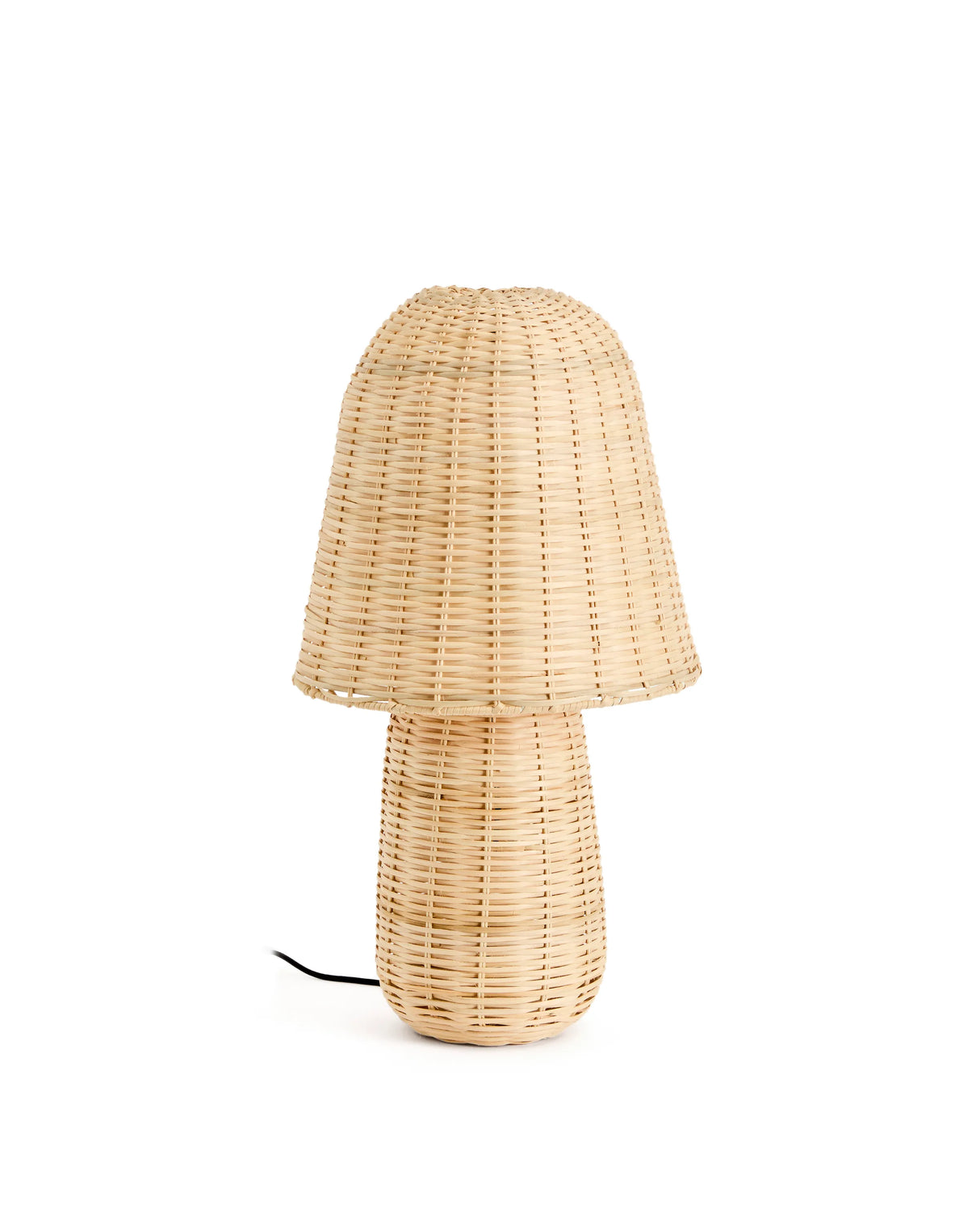 Tischlampe Neuda aus Rattan mit hellem Finish von Kave Home – Produktbild 1