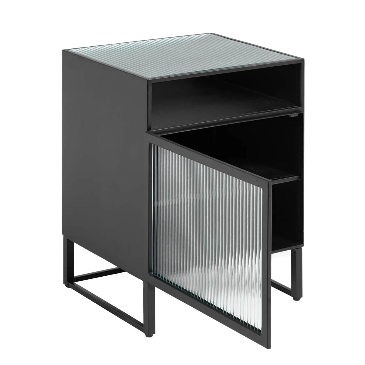 Trixie Nachttisch Stahl mit schwarzem Finish 45 x 58 cm von Kave Home – Produktbild 9