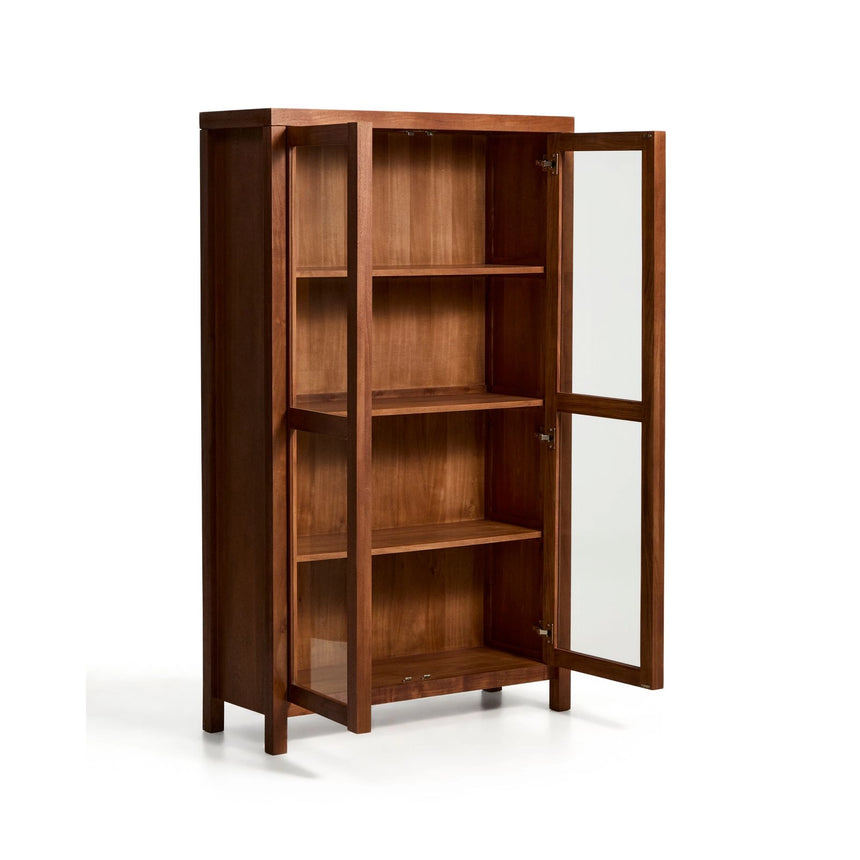 Vitrine Norani aus massivem Akazienholz und Akazienfurnier 110 x 185 cm von Kave Home – Bild 5