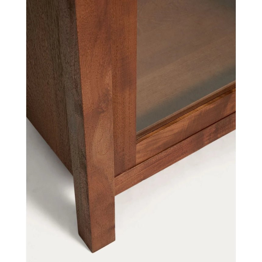 Vitrine Norani aus massivem Akazienholz und Akazienfurnier 110 x 185 cm von Kave Home – Bild 9