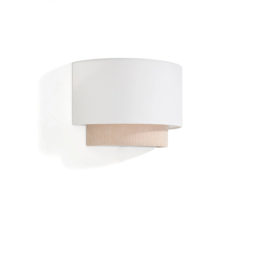 Wandleuchte Bianella aus Baumwolle und Cord, Ø 40 cm von Kave Home – Bild 1