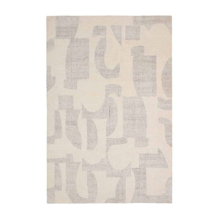 Wollmix-Teppich Norela mit Jacquard-Muster, grau 300 x 200 cm von Kave Home – Bild 1