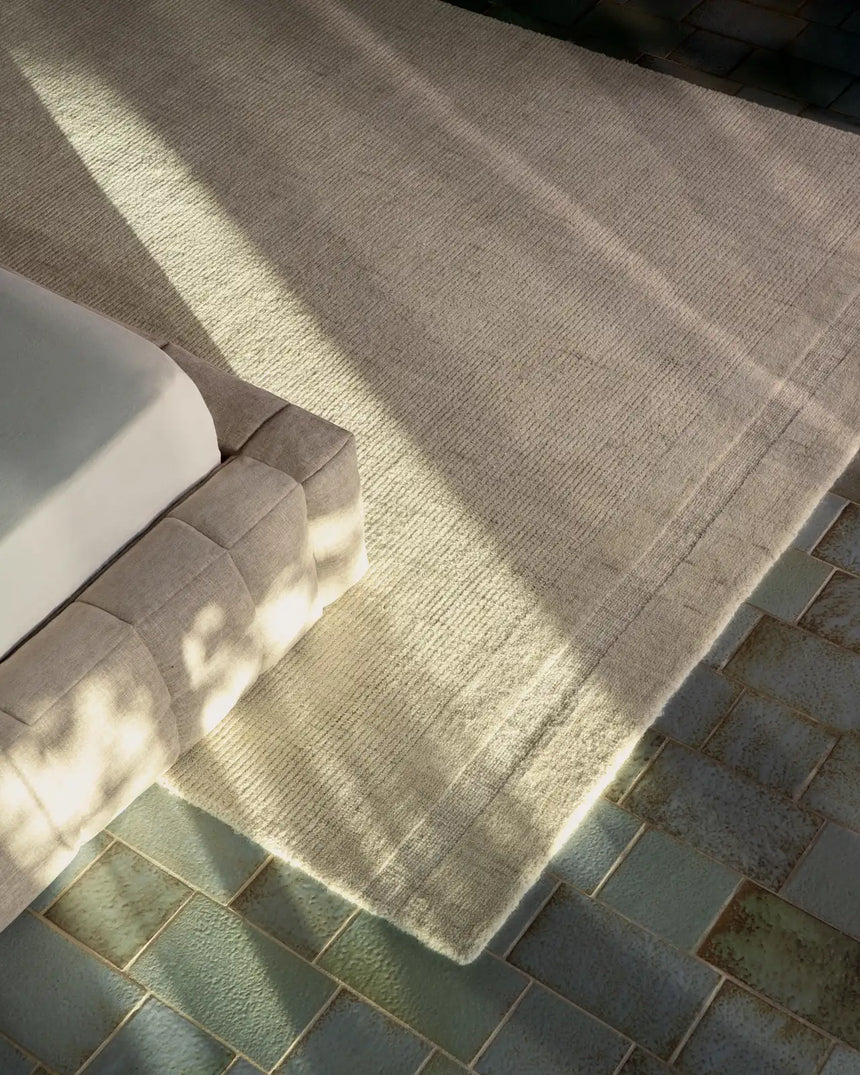 Wollteppich Dalena mit Jacquard-Streifenmuster, beige, 300 x 200 cm von Kave Home – Bild 2