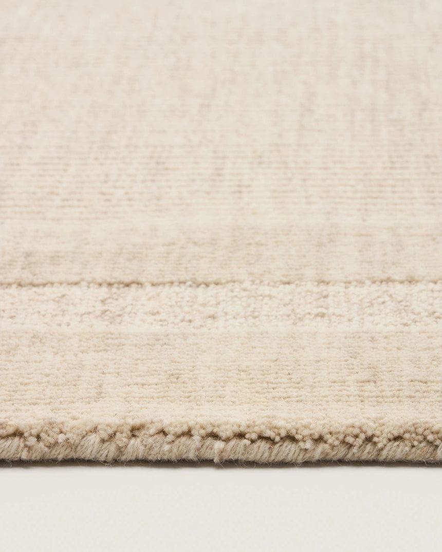 Wollteppich Dalena mit Jacquard-Streifenmuster, beige, 300 x 200 cm von Kave Home – Bild 6