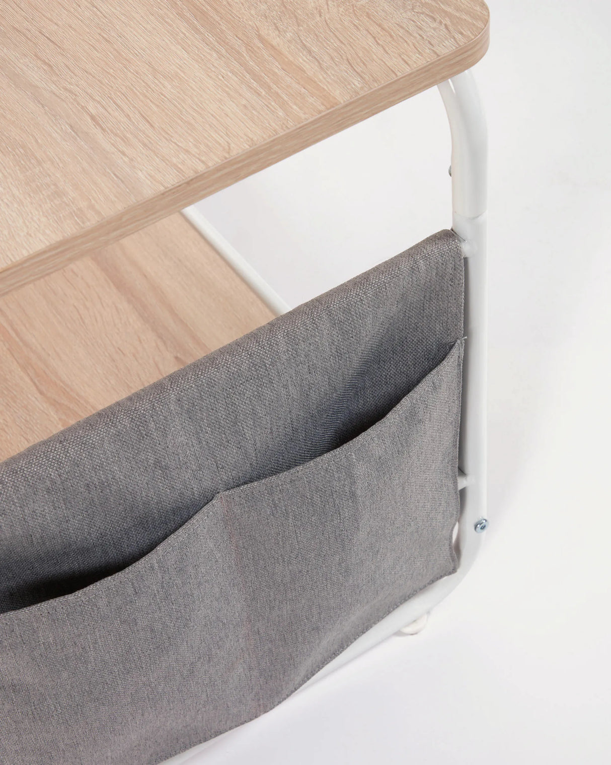 Yamina TV-Schrank aus Melamin und Stahl mit weißem Finish 110 x 46 cm von Kave Home – Produktbild 1