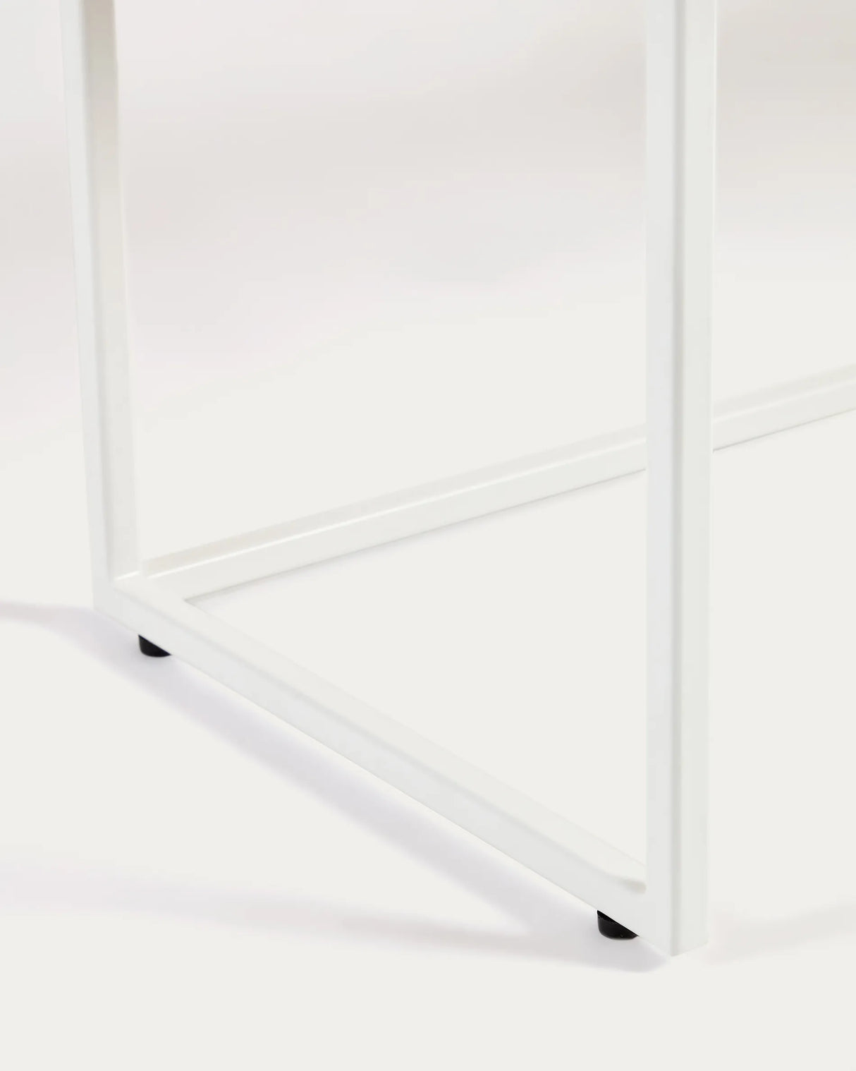 Yoana Konsolentisch aus Eichenfurnier und Metallgestell in Weiß 120 x 80 cm von Kave Home – Produktbild 2